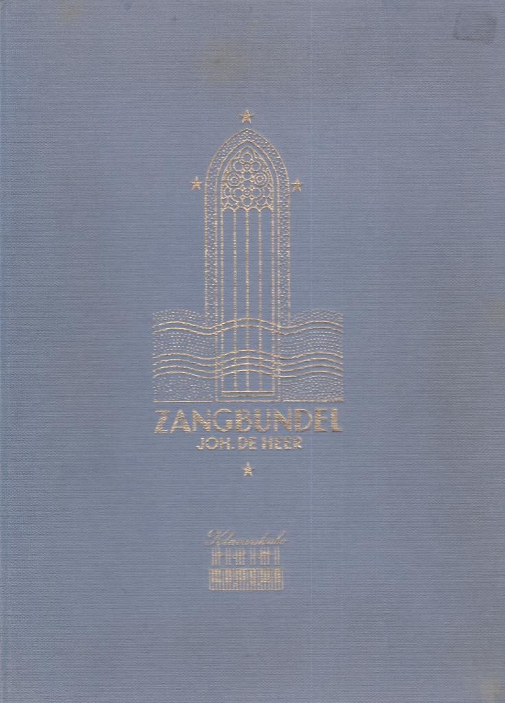 JOH.DE HEER - ZANGBUNDEL - KLAVARSKRIBO, Orgel, Gebruikt, Ophalen of Verzenden, Religie en Gospel