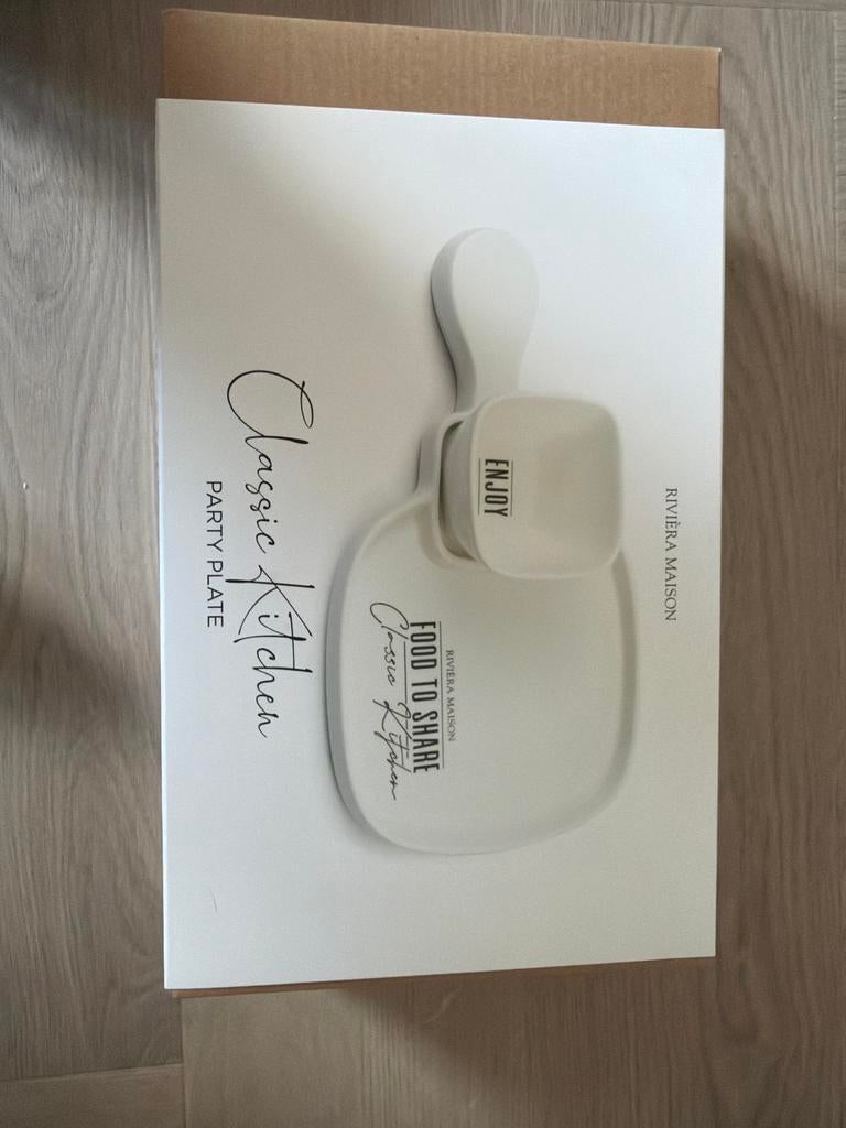 Nieuw Riviera Maison Classic Kitchen Party Plate, Keramiek, Nieuw, Ophalen of Verzenden, Bord(en)