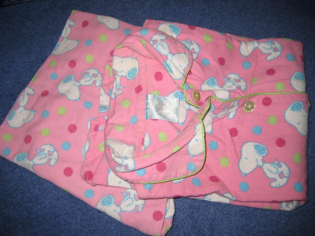 Snoopy-pyjama, 110/116, Kinderen en Baby's, Ophalen of Verzenden, Zo goed als nieuw, Meisje, Nacht- of Onderkleding