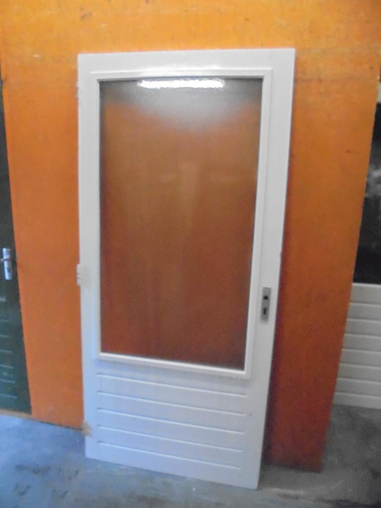 Buitendeur dubbelglas, 96 x 211 (nr. GP057), Ophalen, 80 tot 100 cm, 200 tot 215 cm, Glas