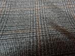 lap stof geruit grijs zwart rood albtex, Hobby en Vrije tijd, Stoffen en Lappen, Ophalen of Verzenden