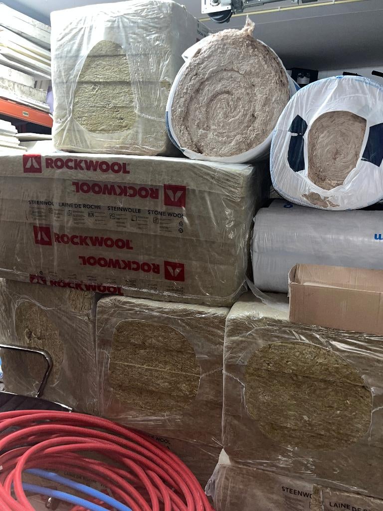 10 + 1 gratis pakken isolatie Rockwool RockSono Base 100mm, Doe-het-zelf en Verbouw, Isolatie en Afdichting, Ophalen, Nieuw, Steenwol