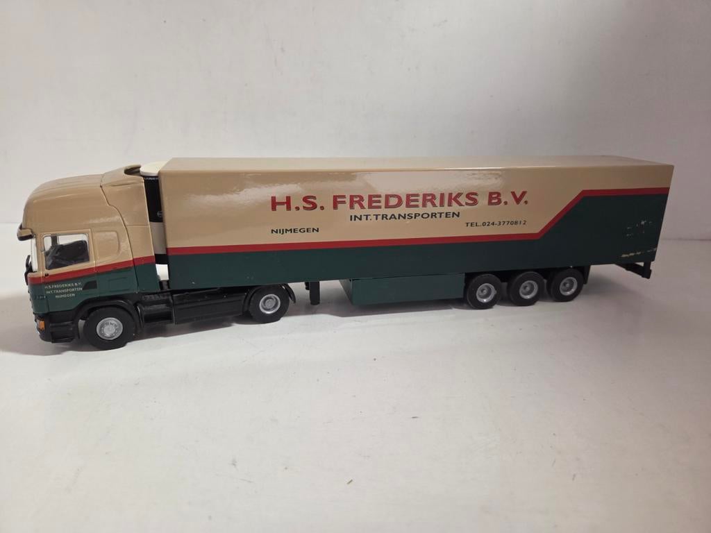 Lion Toys Scania 114 l koeloplegger Frederiks Nijmegen, ., Ophalen of Verzenden, Zo goed als nieuw, .