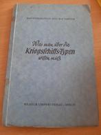 –Kriegsschiffs-Typen (Kriegsmarine 1941), Verzenden, Marine, Duitsland, Boek of Tijdschrift