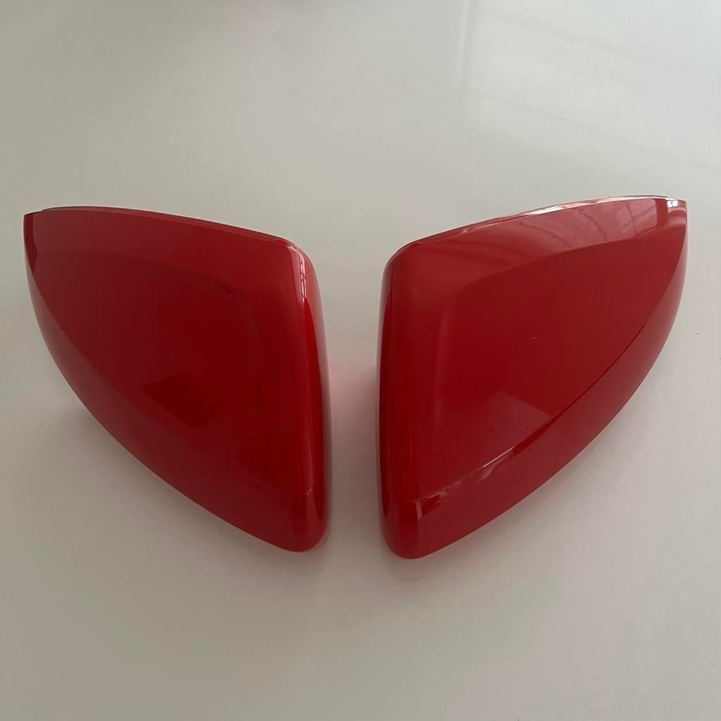 Originele Volkswagen Polo AW spiegelkappen flash red, Ophalen of Verzenden