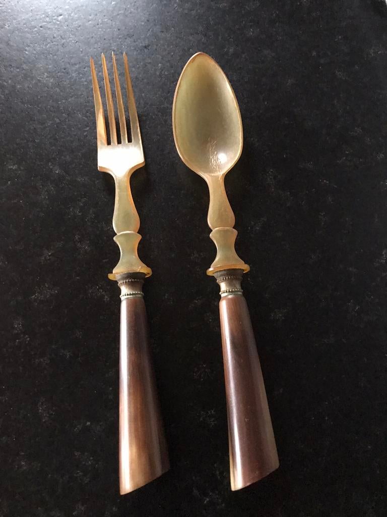 Antiek sla bestek van Hoorn, Ophalen of Verzenden