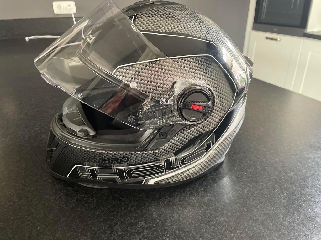 Held kinder integraalhelm - Carbon look, M, Heren, Integraalhelm, Tweedehands