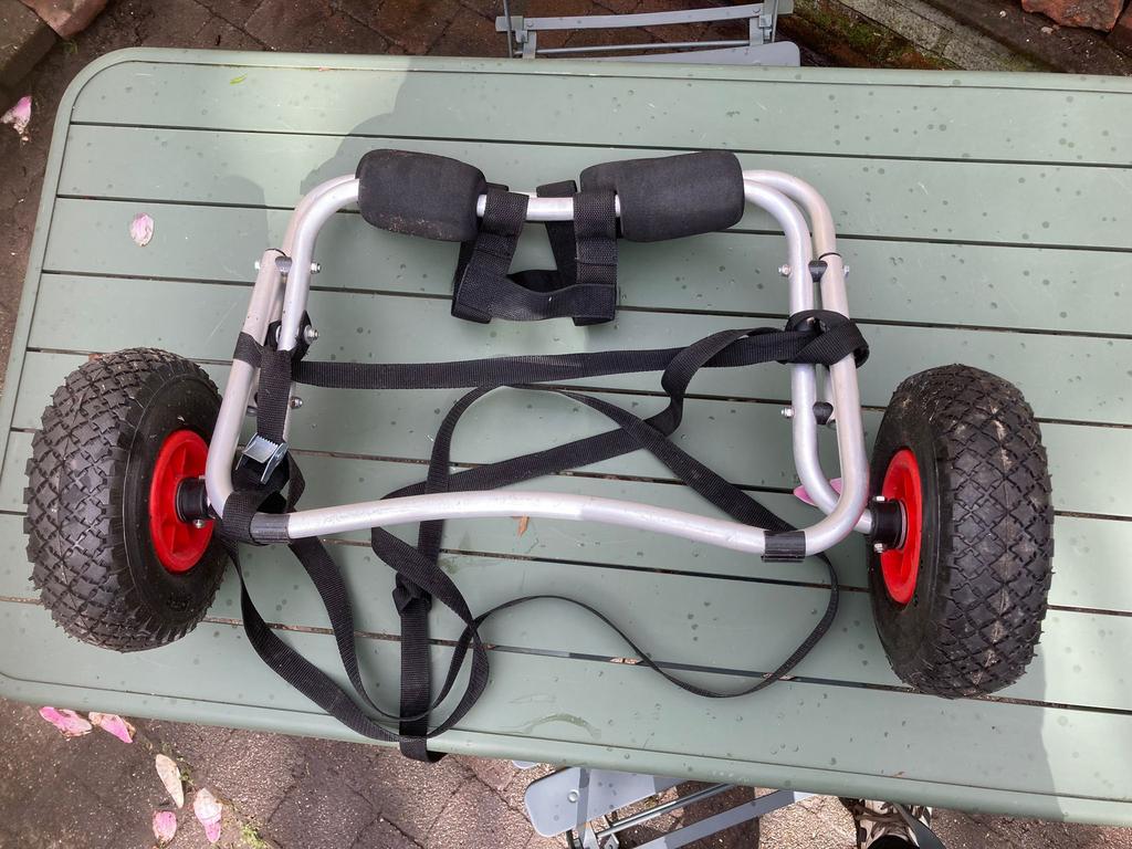 Kar / trolley voor kajak, kano of supboard, Watersport en Boten, Ophalen, Zo goed als nieuw, 1-persoons