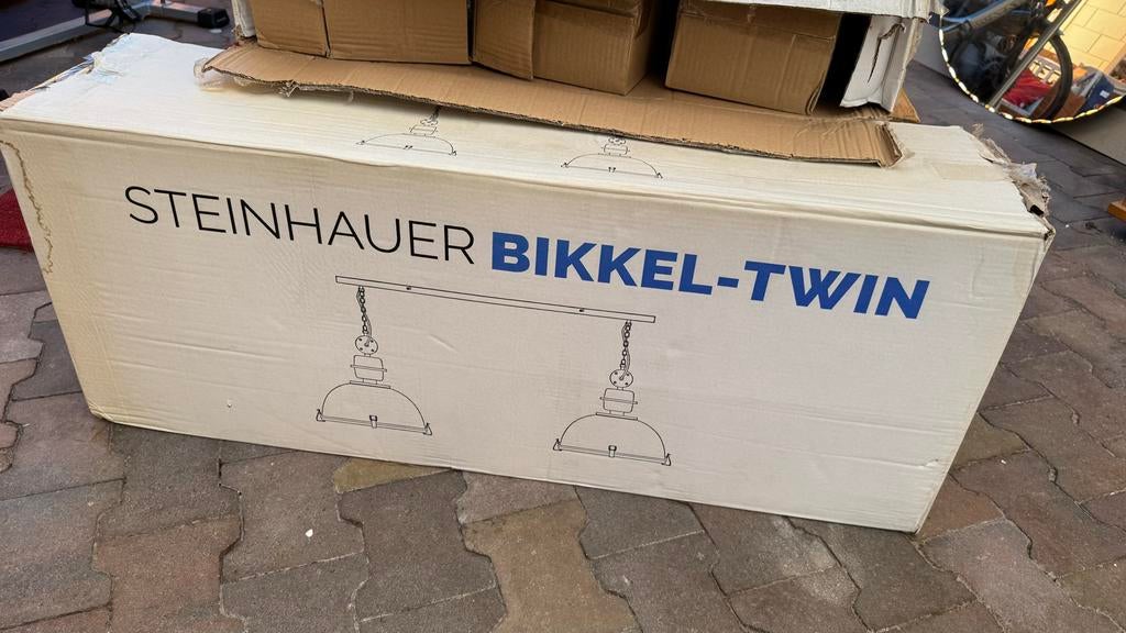 Nieuwe Steinhauer Bikkel-Twin Tafellamp, Ophalen of Verzenden, Nieuw