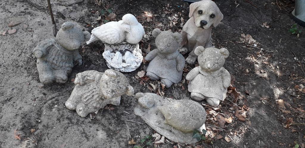 Tuinbeelden, Tuin en Terras, Ophalen of Verzenden, Gebruikt, Steen, Dierenbeeld