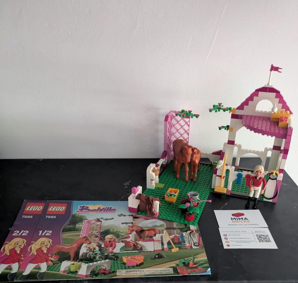 Lego Belville 7585 Paardenstal, Kinderen en Baby's, Lego, Lego, Ophalen of Verzenden, Zo goed als nieuw