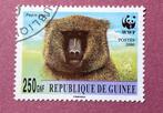 Guinee gestempeld 146 => WWF - WNF - Bruine Baviaan, Verzenden, Gestempeld, Dier of Natuur