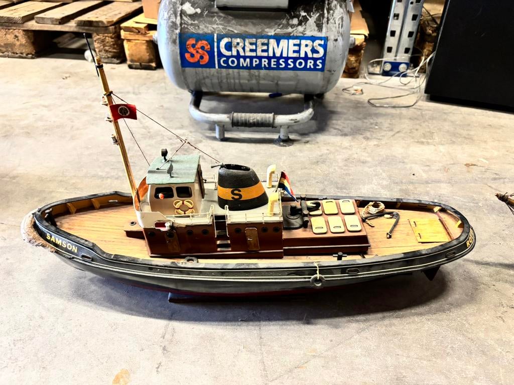 Samson schaalboot, Ophalen, Gebruikt
