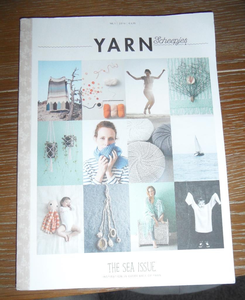 In goede staat: YARN Scheepjes, nummer 1 2016, Boeken, Hobby en Vrije tijd, Zo goed als nieuw, Breien en Haken, Ophalen of Verzenden