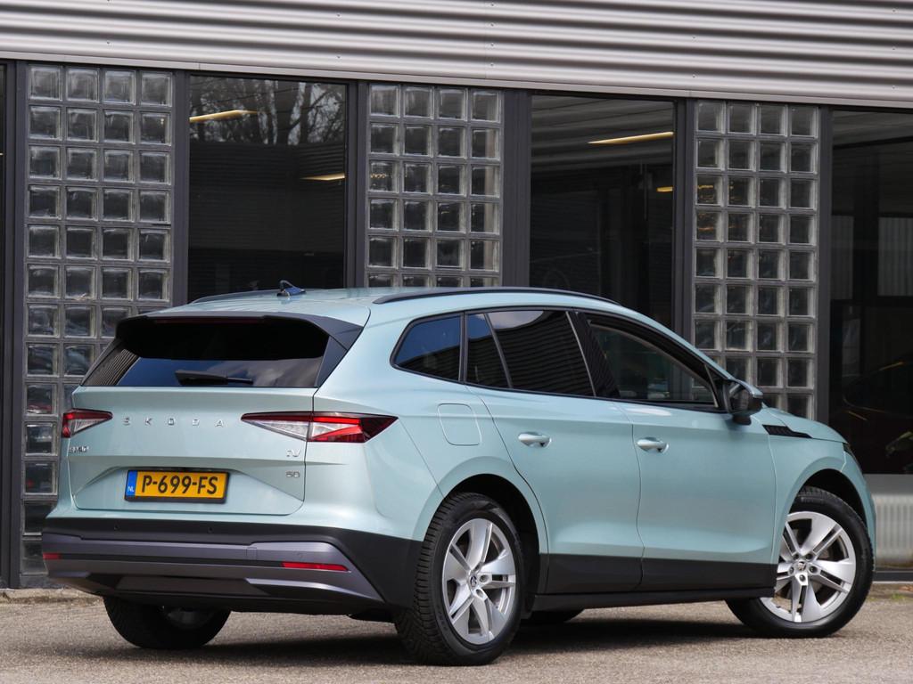 Skoda Enyaq iV 60/ WARMTEPOMP/ TREKHAAK/ COMFORT PACK/ CLIMA, Automaat, 397 km, Gebruikt, 179 pk