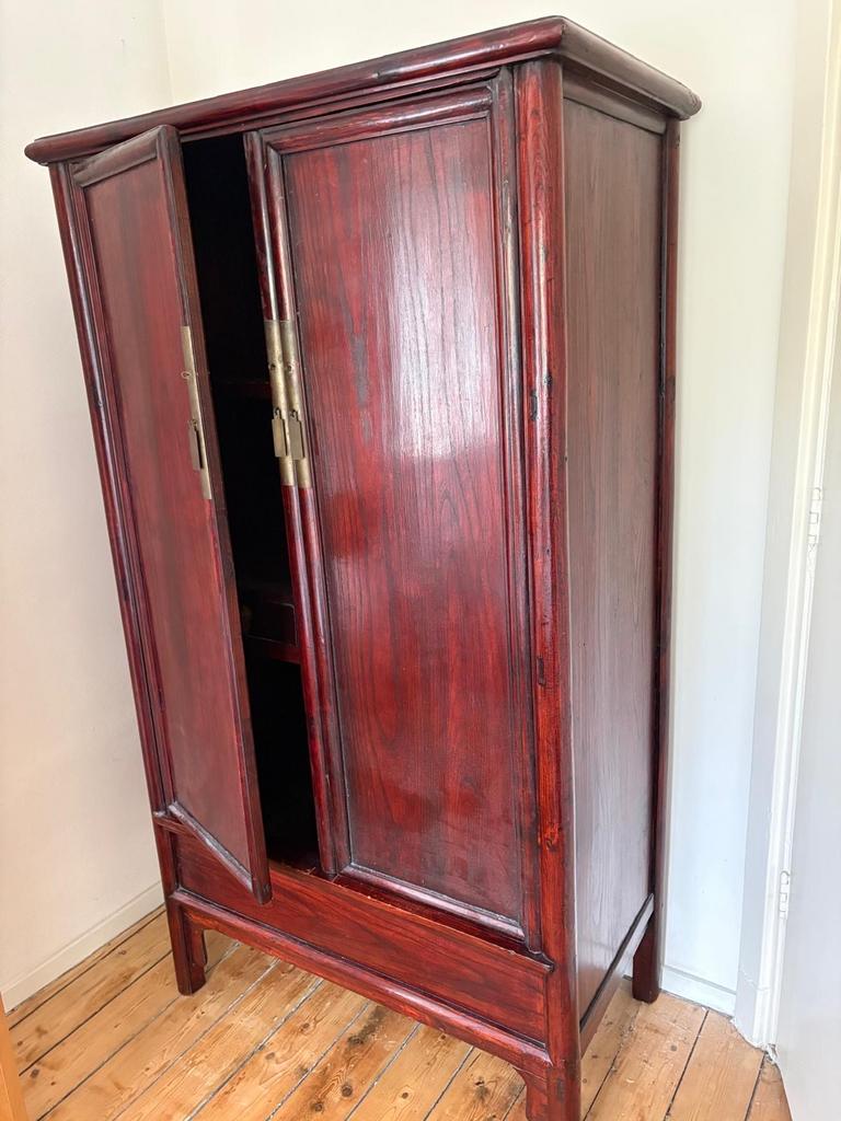 Antieke Houten Chinese Kast - Authentiek en Uniek, Ophalen, Gebruikt