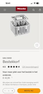 Nieuwe Miele GBU 5000 Bestekmand / Bestekkorf, Ophalen of Verzenden, Nieuw