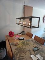 Moderne hanglamp met 3 LED filament lampen, Ophalen of Verzenden, Zo goed als nieuw, Metaal, Modern, Industrieel