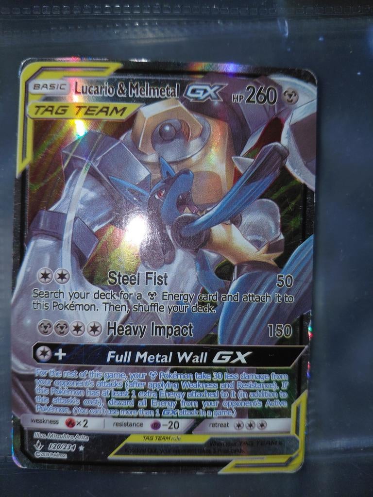 Pokémon kaart Lucario & Melmetal GX, Ophalen