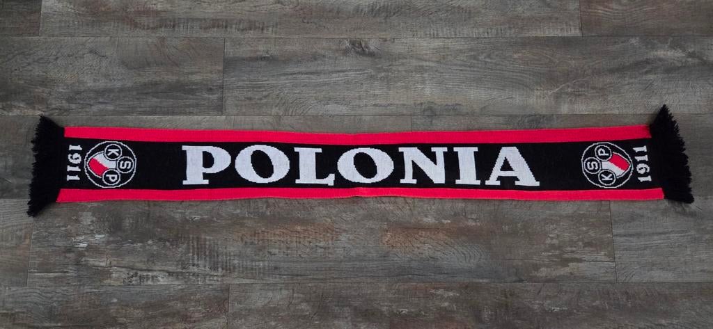 Sjaal Polonia Warschau, Ophalen of Verzenden, Zo goed als nieuw, Buitenlandse clubs, Vaantje of Sjaal