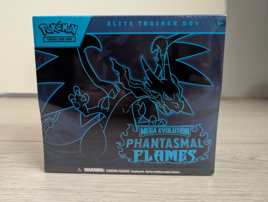 Pokémon Mega Evolution Phantasmal Flames Elite Trainer Box, Ophalen, Nieuw, Boosterbox, Foil