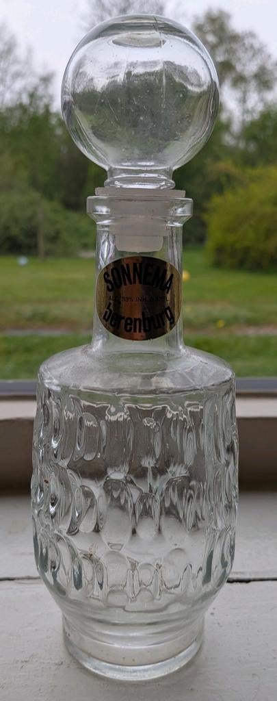Vintage Sonnema Berenburg fles met stop, Antiek en Kunst, Ophalen of Verzenden