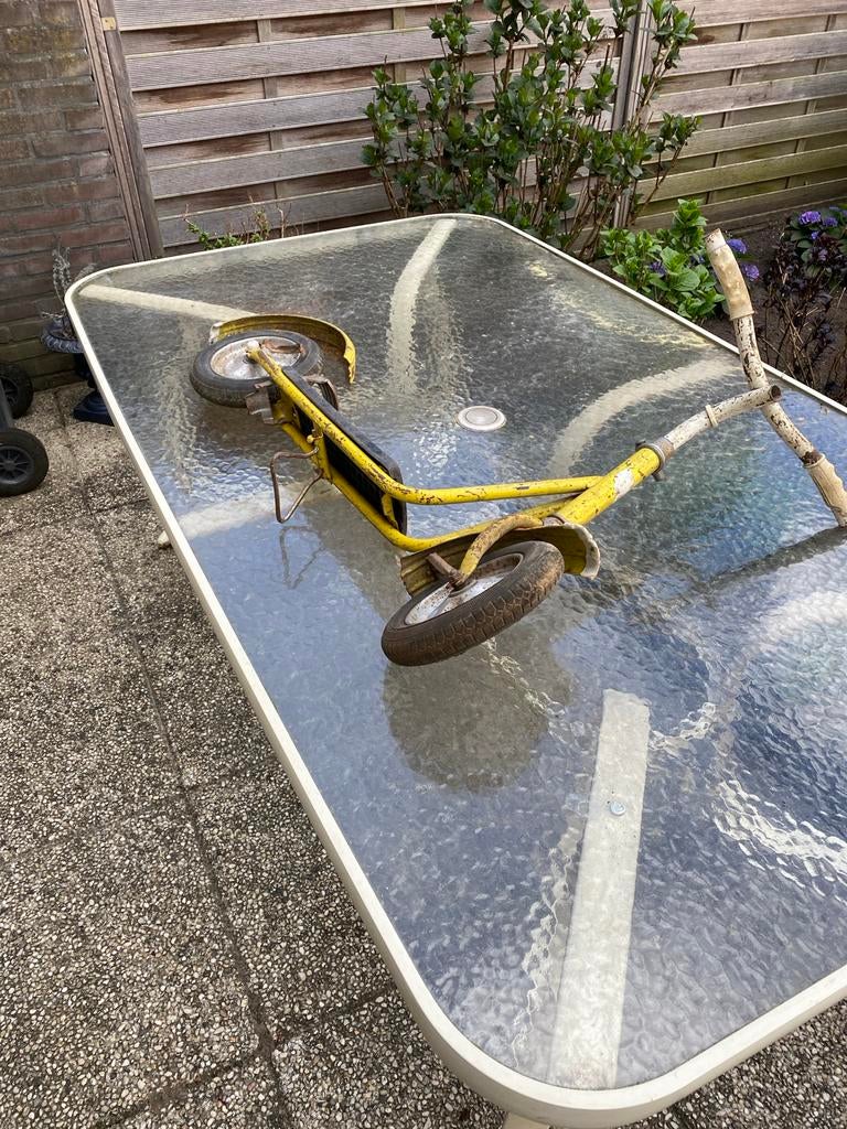 Vintage Kinderstep uit de vorige eeuw - Opknapper, Fietsen en Brommers, Steps, Ophalen of Verzenden, Gebruikt, Gewone step