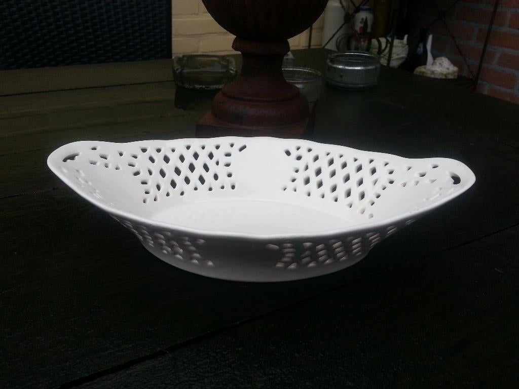 Brocante ajourschaaltje, Ophalen of Verzenden