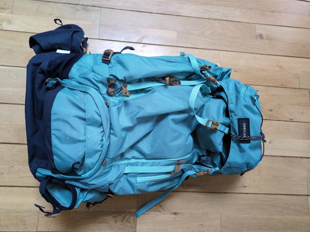Forclaz Trekking Rugzak 45+10L - Zo goed als nieuw, Sport en Fitness, Bergsport en Wandelen, Ophalen of Verzenden, Zo goed als nieuw