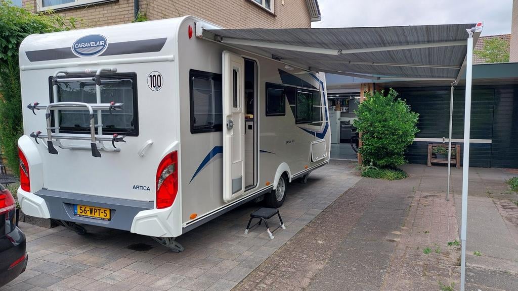Fiamma F45s luifel + toebehoren, Caravans en Kamperen, Ophalen, Zo goed als nieuw