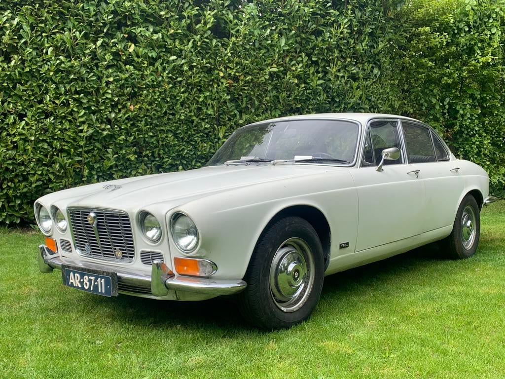Jaguar XJ 6, 2.8 Series 1, Auto's, Jaguar, Achterwielaandrijving, Zwart, Overige bekleding, Wit