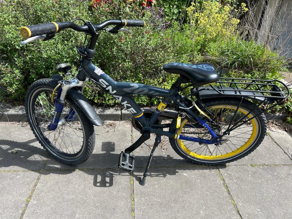 Stoere Batavus Snake jongensfiets 20 inch, Fietsen en Brommers, Ophalen, Gebruikt, Batavus, Handrem