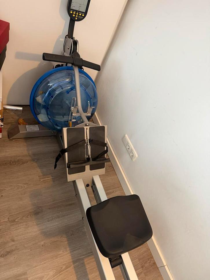First Degree E-316 Fluid Rower Roeitrainer, Sport en Fitness, Fitnessapparatuur, Gebruikt, Roeitrainer, Armen, Metaal, Ophalen