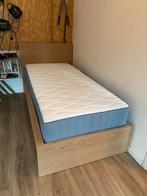 Eenpersoons Ikea bed Malm, Ophalen, 100 cm, Eenpersoons, Beige