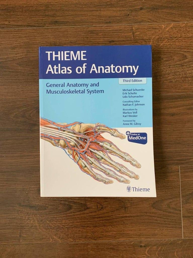 Thieme Atlas of Anatomy – General Anatomy, Ophalen of Verzenden, Beta, Zo goed als nieuw, WO