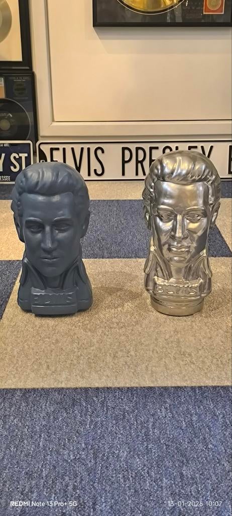 Elvis Presley Glazen Hoofden., Ophalen, Gebruiksvoorwerp
