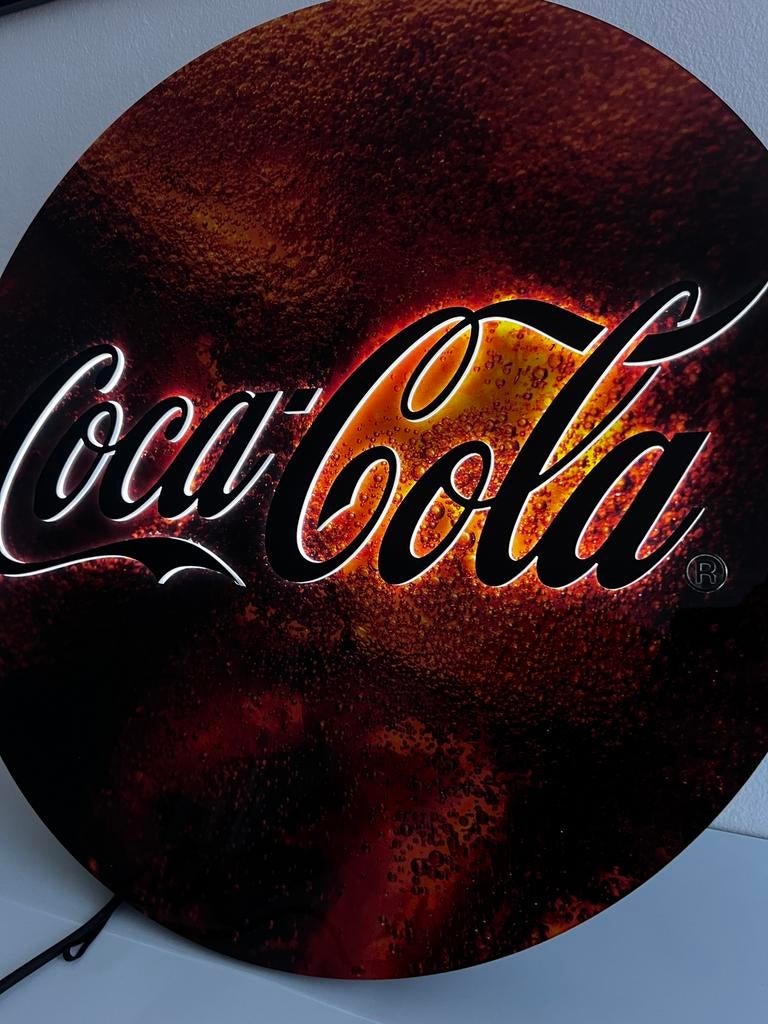 Coca Cola led lamp 50 cm, Ophalen of Verzenden, Gebruikt, Lichtbak of (neon) lamp