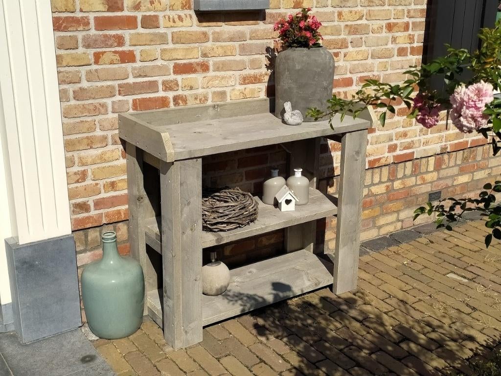 oppottafels en sidetables van steigerhout, Tuin en Terras, Verzenden, Nieuw