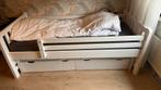 Bed en logeerbed met lades eronder, Gebruikt, 100 cm of meer, 180 cm of meer, Ophalen