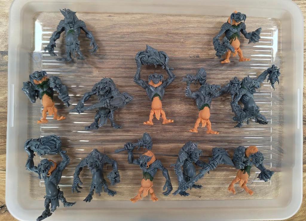Warhammer AoS | Gloomspite Gitz Troggoth Herd, Hobby en Vrije tijd, Wargaming, Ophalen of Verzenden, Gebruikt, Warhammer, Figuurtje(s)