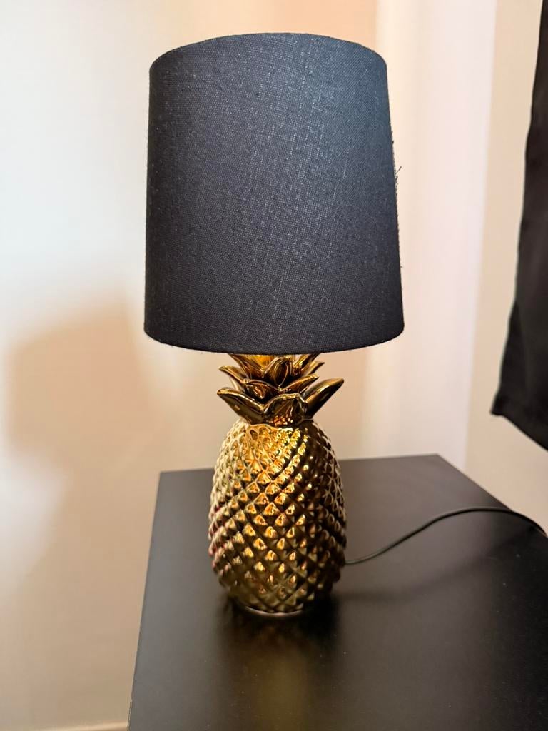 Ananas tafel lamp, Huis en Inrichting, Lampen | Tafellampen, Ophalen, Gebruikt, Minder dan 50 cm