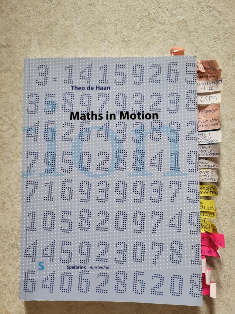 Maths in Motion - Theo de Haan, Ophalen of Verzenden, Beta, Zo goed als nieuw, WO