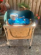 Complete Camping Set: Opvouwbare Tafel, Gasfornuis, Gasfles,, Ophalen, Gebruikt