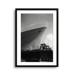 'De Rotterdam' in aanbouw, 1958 historisch foto ss Rotterdam, Verzamelen, Ophalen of Verzenden, 1940 tot 1960, Zo goed als nieuw