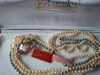 Vintage parelcollier met meerdere strengen, Ophalen, Zo goed als nieuw, Grijs, Overige materialen