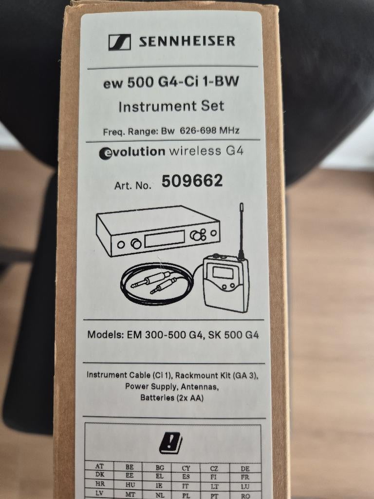 Sennheiser EW 500 G4-CI1, Muziek en Instrumenten, Microfoons, Ophalen of Verzenden, Nieuw, Overige typen, Draadloos