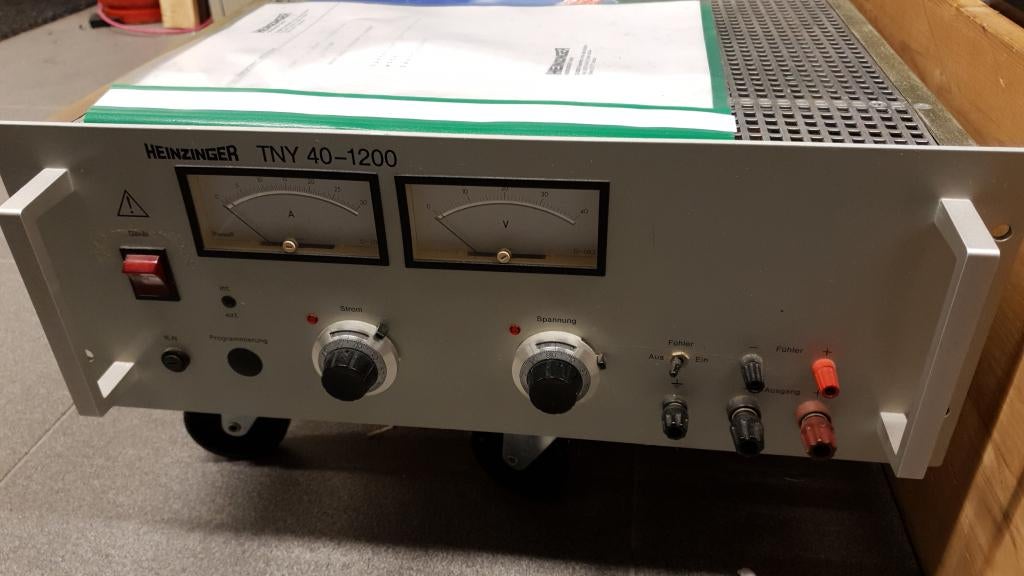 Heinzinger TNY 40-1200 power supply, Ophalen, Zo goed als nieuw
