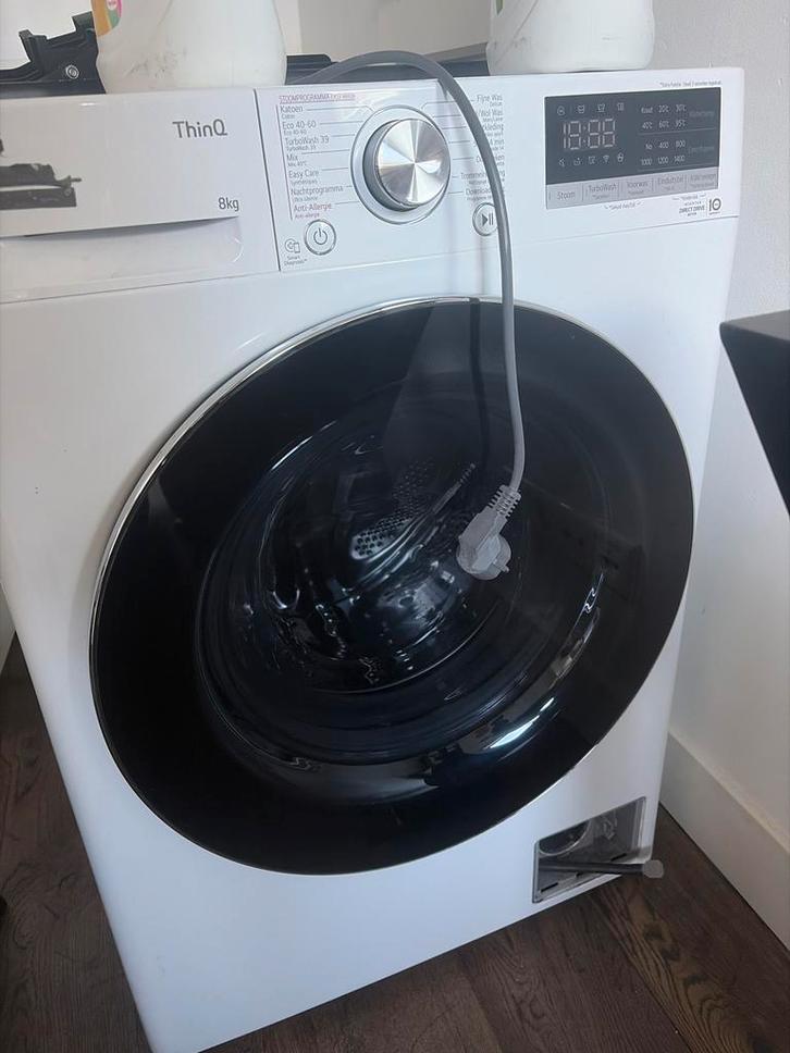 LG ThinQ wasmachine, defect, Witgoed en Apparatuur, Wasmachines, Niet werkend, Voorlader, 8 tot 10 kg, 85 tot 90 cm, 1200 tot 1600 toeren