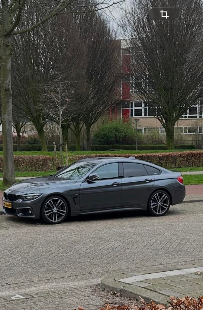 BMW 430i Gran Coupé 252pk Aut 2018 Grijs, Auto's, Achterwielaandrijving, 4 cilinders, Origineel Nederlands, Particulier