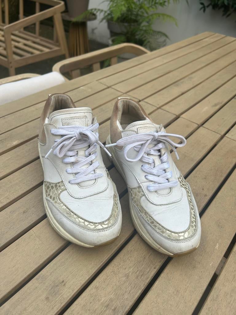 Beige Bull Boxer dames sneakers maat 38, Ophalen of Verzenden, Gedragen, Wit, Sneakers of Gympen